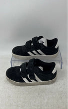 Load image into Gallery viewer, Adidas Kids VL Court 3.0 I ID9158 Black Hook And Loop Sneaker Shoes Size 9K
