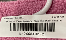 Load image into Gallery viewer, The North Face Womens Pink Front Quarter Zip Pullover Sweater Size Medium
