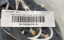 Load image into Gallery viewer, Nike Kids Alpha Menace 3 Shark CV0581-001 Black Lace-Up Football Cleats Size 6Y
