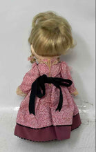 Load image into Gallery viewer, Vintage Blonde Hair Blue Waterdrop Eyes Ceramic Play Doll In Pink Maxi Dress
