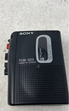 Load image into Gallery viewer, Sony Model TCM-232 Black Headphone Jack Cassette-Corder Cassette Recorder

