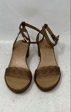 Load image into Gallery viewer, Crocs Womens Brown Open Toe Block Ankle Strap Sandals Size 7
