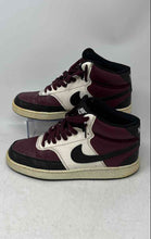 Load image into Gallery viewer, Nike Mens Court Vision Mid Next Nature Black Burgundy Sneaker Shoes Size 7
