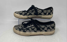 Load image into Gallery viewer, Coach Womens Kalyn A3851 Brown Black Lace-Up Low Top Sneaker Shoes Size 6.5B
