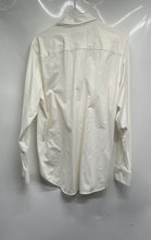 Load image into Gallery viewer, Bugatchi Mens White Oooh Cotton Tech Long Sleeve Button-Up Shirt Size Medium
