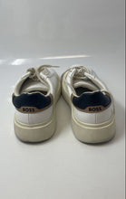 Load image into Gallery viewer, Hugo Boss Mens Amber 50498568 White Lace-Up Low Top Sneakers Shoes Size EUR 38
