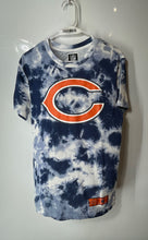 Load image into Gallery viewer, NFL Team Apparel Unisex Adults Blue Tie-Dye Print Chicago Bears T-Shirt Size S

