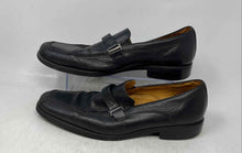 Load image into Gallery viewer, Sandro Moscoloni Mens Black Leather Slip-On Loafer Shoes Size 9 D
