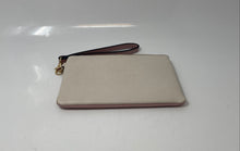 Load image into Gallery viewer, Aldo Womens Pink White Colorblock Leather Detachable Strap Lined Wristlet Wallet

