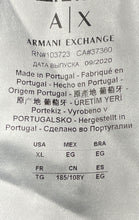 Load image into Gallery viewer, Armani Exchange Mens Blue Cotton Slim Fit Short Sleeve Pullover T-Shirt Size XL
