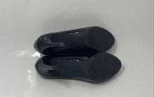 Load image into Gallery viewer, Bandolino Womens Rainaa Black Leather Open Toe Slip-On Pump Heels Size 7.5 M
