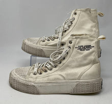 Load image into Gallery viewer, Authentic Marc Jacobs Womens White Lace-Up The Sneaker Shoes Size EUR 37 Stained
