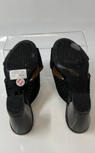 Load image into Gallery viewer, Geox Respira Womens Black Open Toe Slip-On Block Slide Sandals Size 36.5
