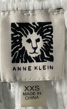 Load image into Gallery viewer, Anne Klein Womens White Split V-Neck Short Sleeve Tie Front Blouse Top Size XXS

