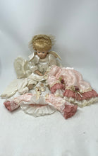 Load image into Gallery viewer, Vintage Blonde Hair Bisque Porcelain Collector Doll With Outfit
