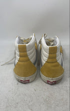 Load image into Gallery viewer, Vans Mens Sk8-Hi Yellow White Gray Round Toe Lace-Up Sneaker Shoes Size 10
