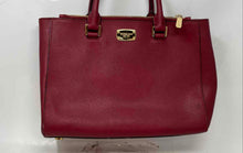 Load image into Gallery viewer, Michael Kors Womens Kellen Burgundy Leather Double Handle Lined Satchel Bag
