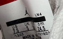 Load image into Gallery viewer, Nike Womens Air Jordan 4 Retro Red White Lace-Up Sneaker Shoes Size 7.5
