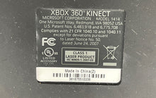 Load image into Gallery viewer, Microsoft Xbox 360 Kinect Model 1414 Black Video Game Sensor Camera Not Tested
