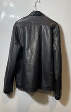 Load image into Gallery viewer, Whispering Smith Mens Black Long Sleeve Mock Neck Motorcycle Jacket Size M
