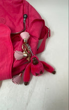 Load image into Gallery viewer, Kipling Womens Pink City Lynette Adjustable Shoulder Strap Charm Backpack
