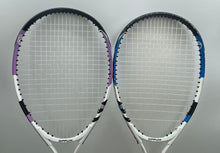 Load image into Gallery viewer, 2-Pack Oppum Pro 25 Junior Kids Multicolor Lightweight Tennis Rackets With Cover
