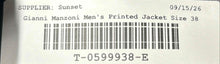 Load image into Gallery viewer, Gianni Manzoni Mens Gray Long Sleeve Collared Three-Button Blazer Size 38
