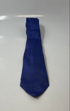 Load image into Gallery viewer, Massimo Dutti Mens Blue Printed Adjustable Pointed Tie
