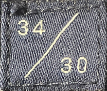 Load image into Gallery viewer, Lucky Brand Mens Blue Denim Medium Wash Whiskered Straight Leg Jeans Size 34X30
