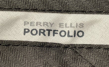 Load image into Gallery viewer, Perry Ellis Portfolio Mens Blue Slash Pockets Belt Loops Dress Pants Size 36x32

