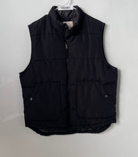 Load image into Gallery viewer, St. John's Bay Mens Black Pockets Sleeveless Full-Zip Puffer Vest Size Large
