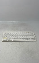 Load image into Gallery viewer, Samsung Model BKB-10 White Bluetooth Wireless Compact Slim Keyboard Not Tested
