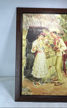Load image into Gallery viewer, Hernandez Giro Signed By Framed Rural Couple Horse Scene Art Painting
