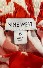 Load image into Gallery viewer, Nine West Womens Orange White Leaf Print Pull-On Wide-Leg Ankle Pants Size XS
