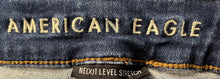 Load image into Gallery viewer, American Eagle Womens Blue Denim Pockets Skinny Leg Jeans Size 8

