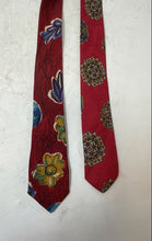 Load image into Gallery viewer, Lot Of 2 Pcs Hugo Boss Mens Red Printed Adjustable Designer Tie
