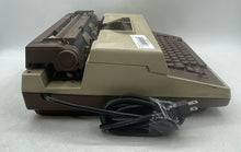 Load image into Gallery viewer, Royal Academy Brown Beige Wired Classic Portable Electric Typewriter
