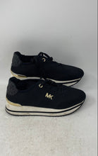 Load image into Gallery viewer, Michael Kors Womens Monique Knit Black Low Top Lace-Up Sneakers Shoes Size 6M
