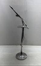 Load image into Gallery viewer, Home Decor Collectible Engraved Silver-Tone Ballerina Art Statue
