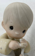 Load image into Gallery viewer, Vintage Precious Moments Ceramic Enesco Love Is The Glue That Mends Figurine
