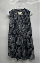 Load image into Gallery viewer, Michael Kors Womens Black Paisley Printed Sleeveless Blouse Top Size 14
