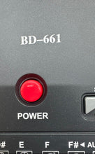 Load image into Gallery viewer, BD-661 Black Portable 61 Keys Teaching Electronic Keyboard Not Tested
