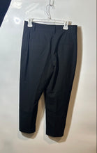 Load image into Gallery viewer, H&amp;M Womens Black Stretch Pockets Straight Leg Trousers Pants Size 10
