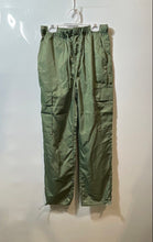 Load image into Gallery viewer, Pistola Womens Green Elastic Waistband Front Drawstring Cargo Pants Size XS
