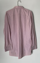 Load image into Gallery viewer, Hugo Boss Mens Pink Plaid Long Sleeve Slim Fit Dress Shirt Size 42 16.5
