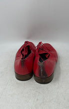 Load image into Gallery viewer, Brass Boot Mens Red Woven Leather Tassel Round Toe Oxford Shoes Size 9.5
