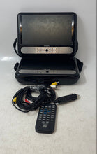 Load image into Gallery viewer, RCA Model DRC6296 Black 9" Screen Twin Mobile DVD Player System In Case Untested
