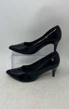 Load image into Gallery viewer, Piccadilly Womens Black Pointed Toe Slip-On Stiletto Pump Heels Size 7

