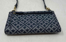 Load image into Gallery viewer, Tommy Hilfiger Womens Multicolor Monogram Print Faux Leather Crossbody Bag
