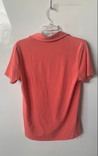 Load image into Gallery viewer, Express Mens Orange Short Sleeve Collared Polo Shirt Size Small
